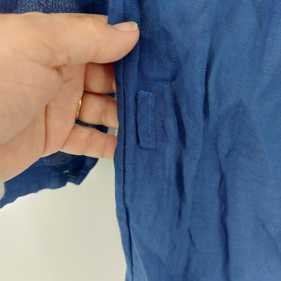 Sandro Ferrone Linen Blend Tunic Top - Picture 5 of 5